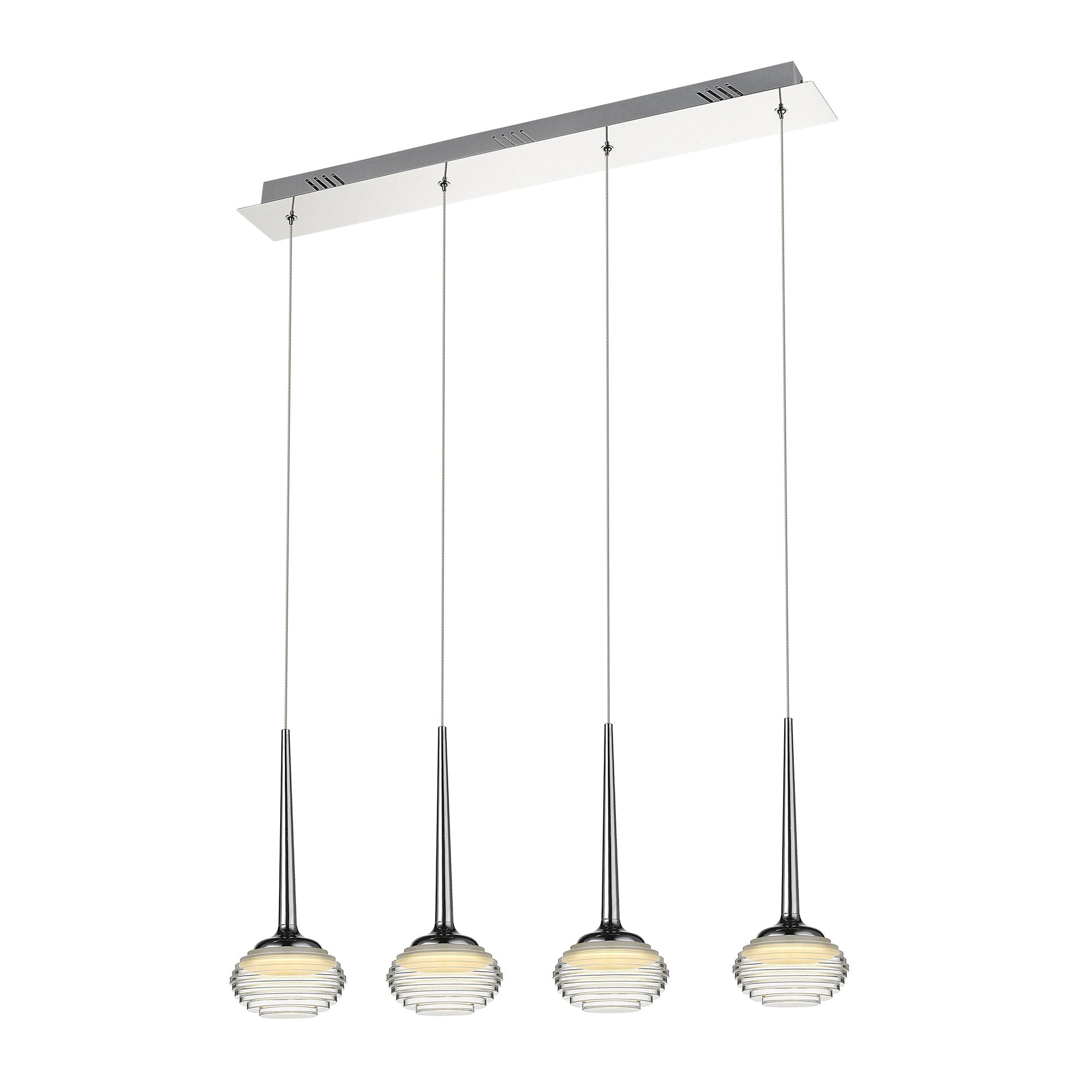 Spyder 4 LED Bar Pendant Chrome