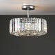 Laura Ashley - Fernhurst 3 Semi Flush Crystal