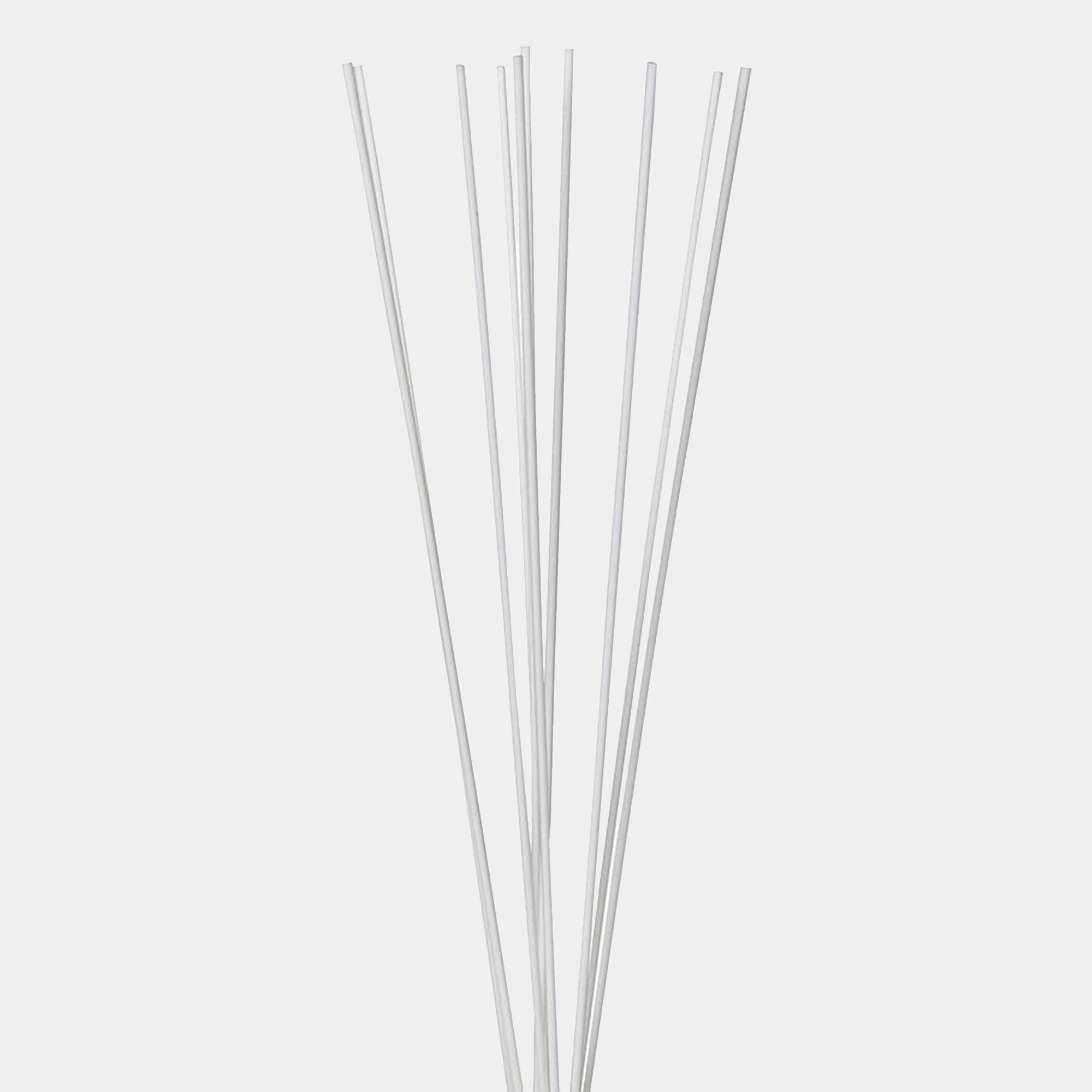 White Wood Diffuser sticks 60cm Set of 10 (DR)