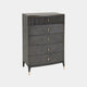 Tall 5 Drawer Chest- Ebony Finish