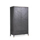 Dynasty - 2 Door 2 Drawer Wardrobe In Ebony Finish