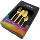 Windsor Stainless Steel Gold Finish 16 Piece Cutlery Set