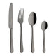 Windsor Stainless Steel Black Finish 16 Piece Cutlery Set