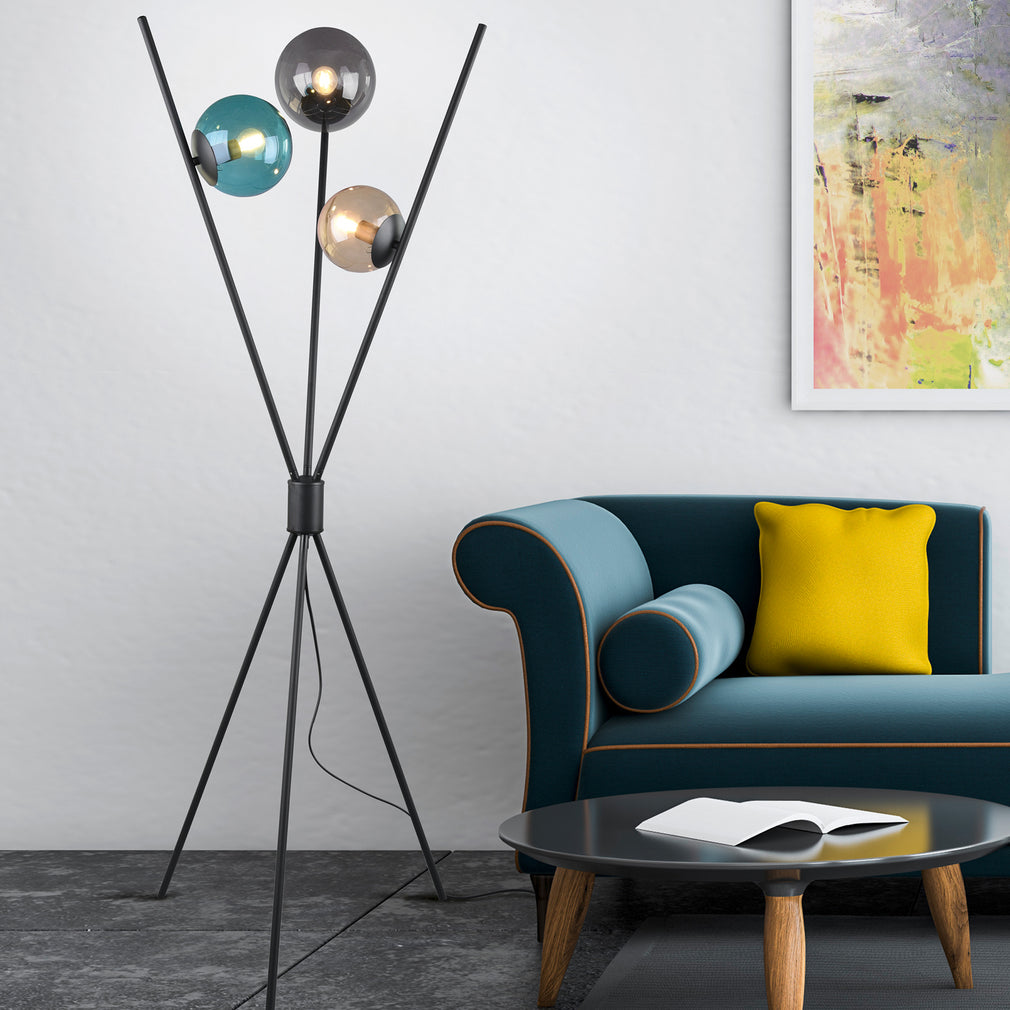 Trice Floor Lamp Black