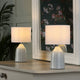 Laura Ashley Penny Twin Pack Table Lamp Cream With Shade
