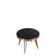 Eichholtz Rocco - Side Table Brushed Brass Finish Black Bevelled Glass Top