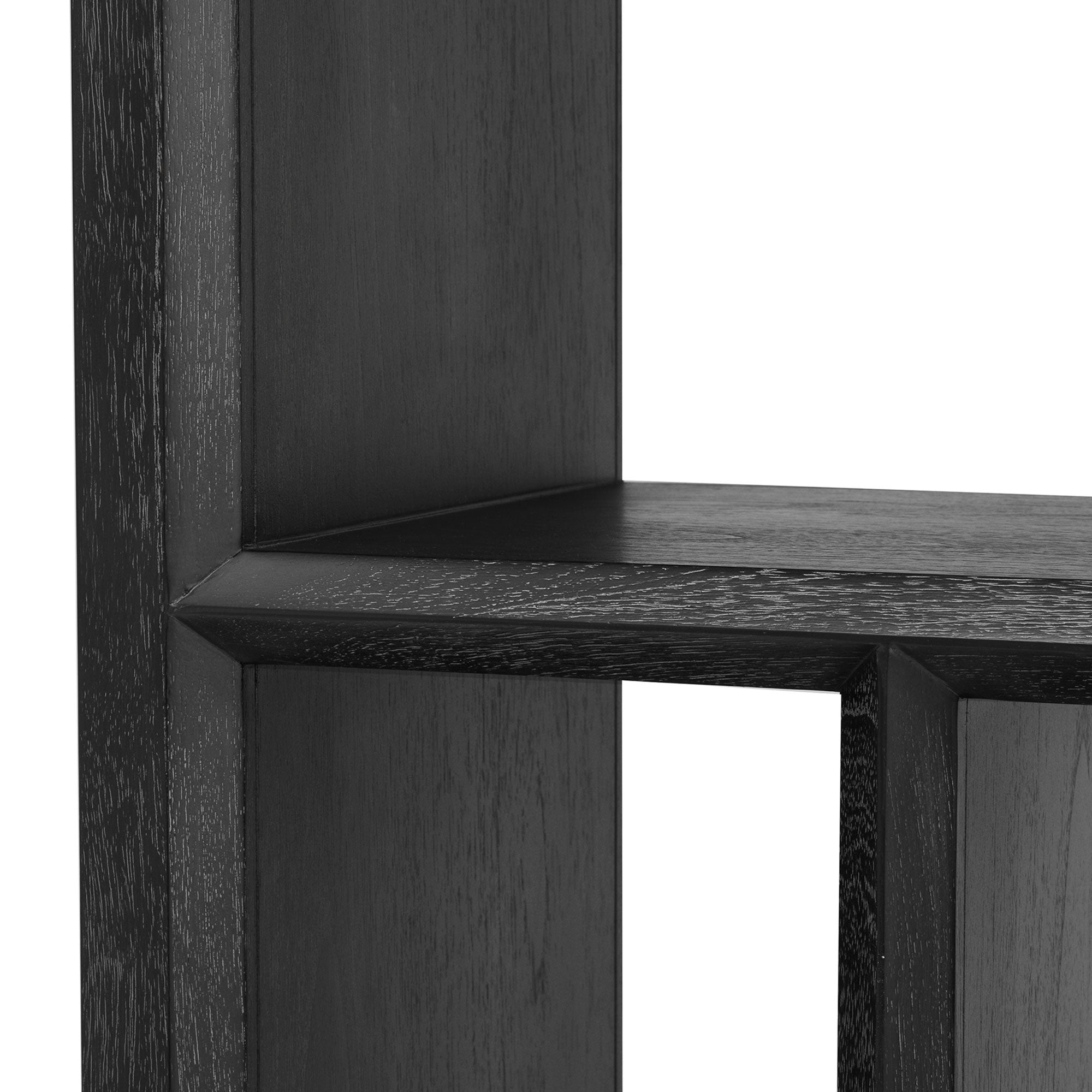 100cm Cabinet In Charcoal Grey Oak Veneer