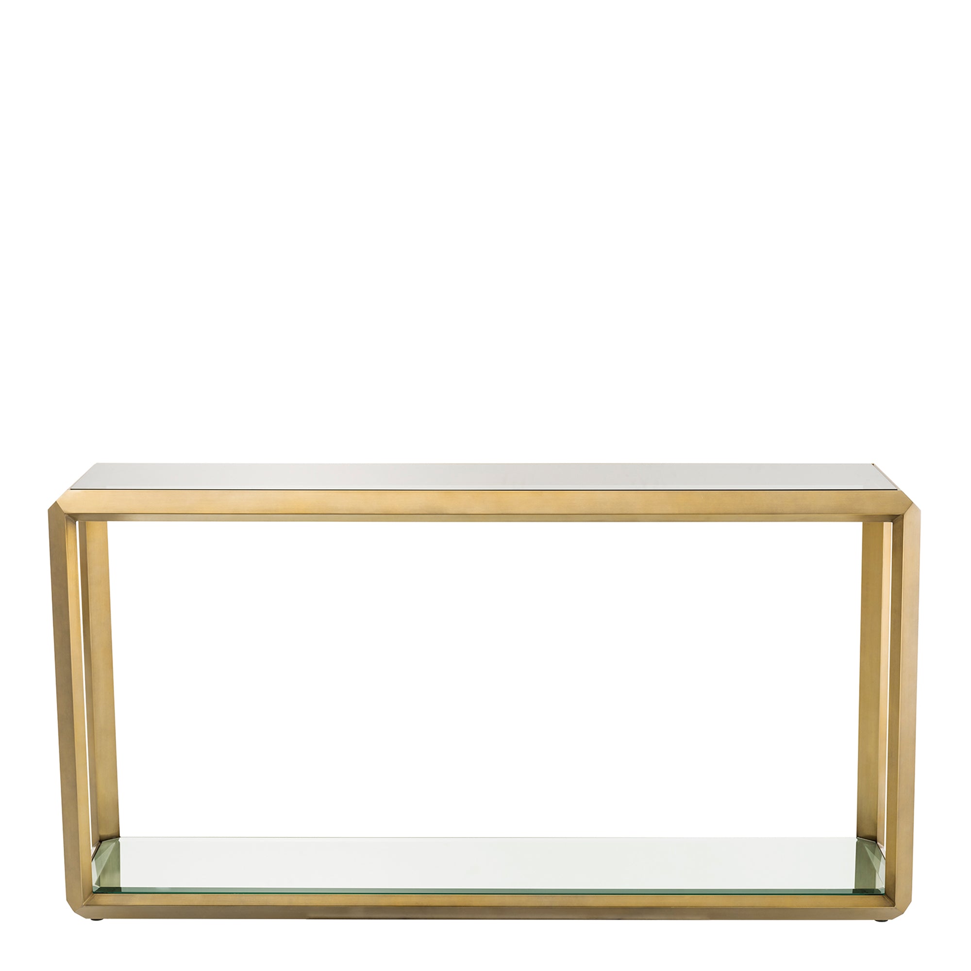 Eichholtz Callum - Console Table Brushed Brass Smoked Mirror Glass