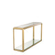 Eichholtz Callum - Console Table Brushed Brass Smoked Mirror Glass