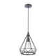 Bishop Small Pendant Matt Grey Finish