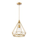 Bishop Large Pendant Gold Finish