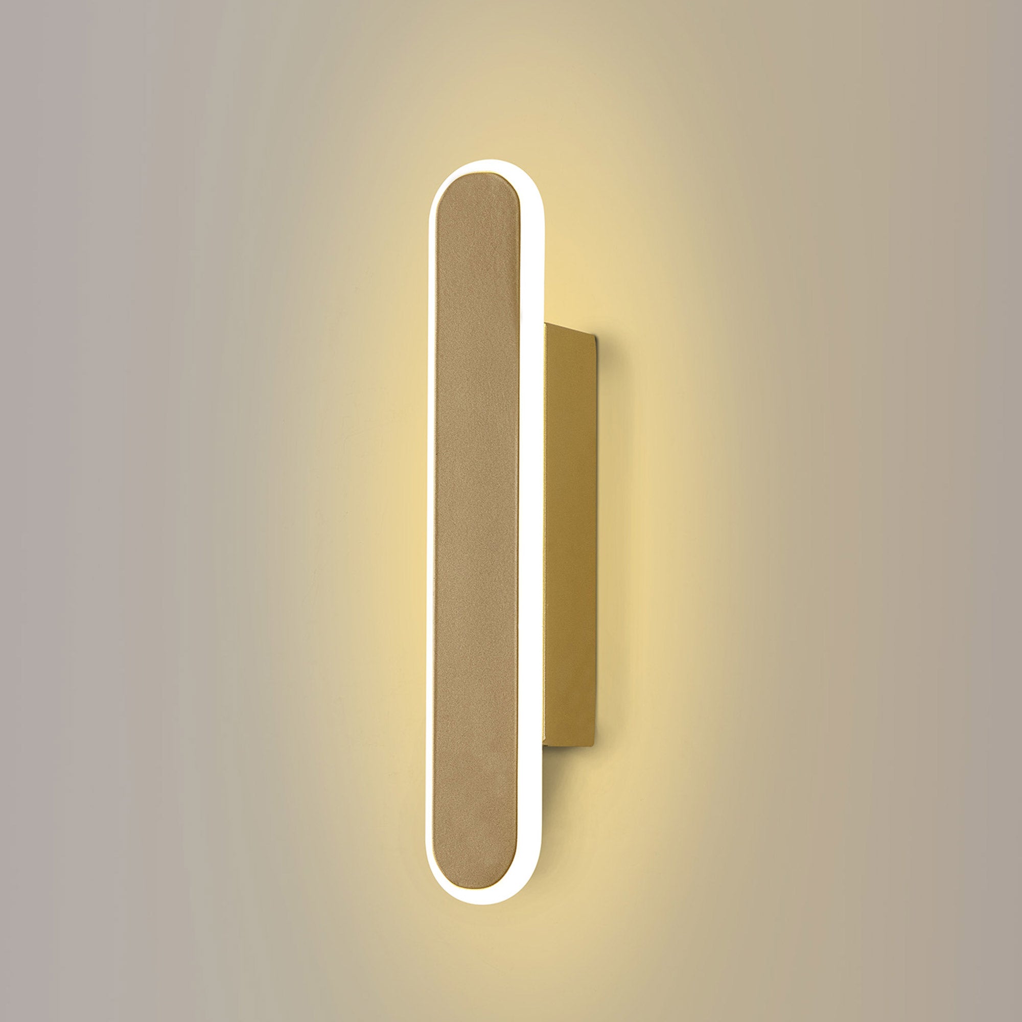 Wand Wall Lamp LED Gold Finish