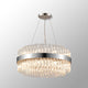 Sofia Round Pendant 18 Light Polished Nickel/Clear Finish