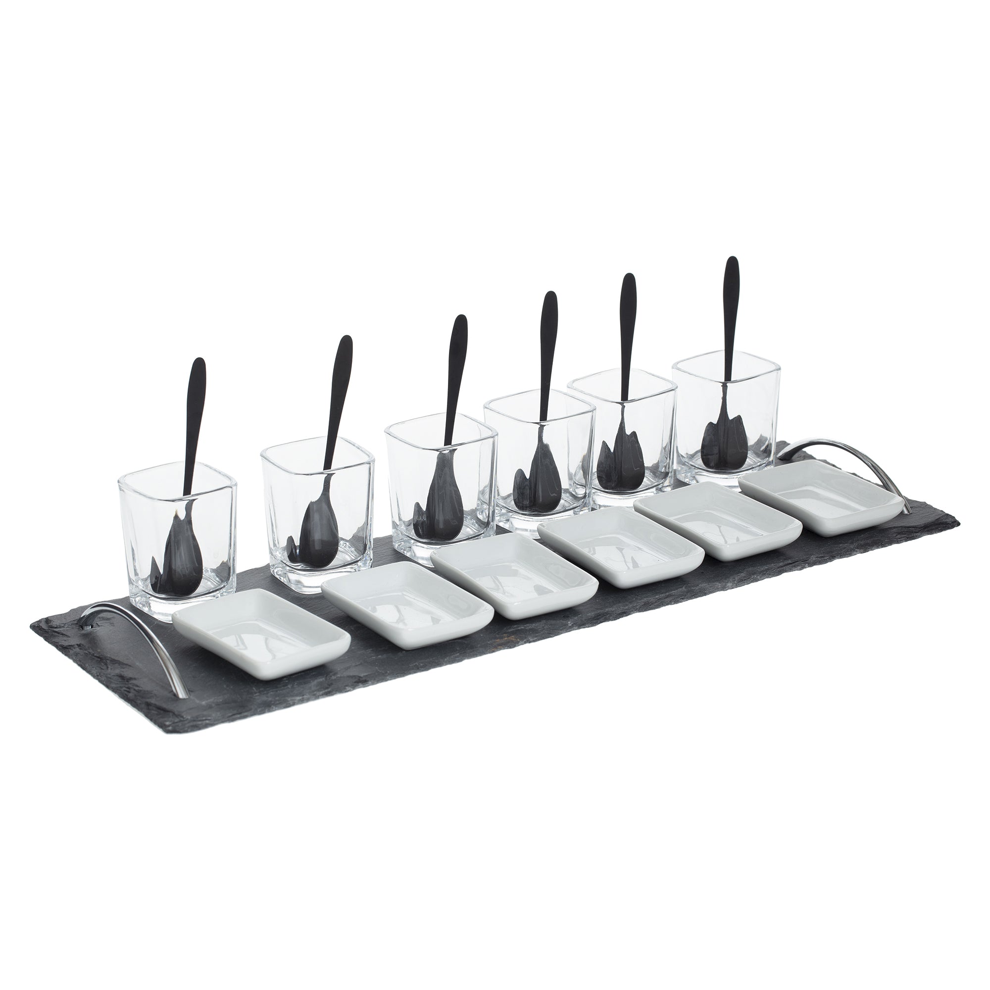 Tapas Set with Slate Tray - 19 Piece Set