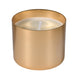 White Sandalwood Gold Candles - Set of 3