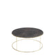 Round Coffee Table Dusky Grey/Gold Finish Legs (Assembly Required)