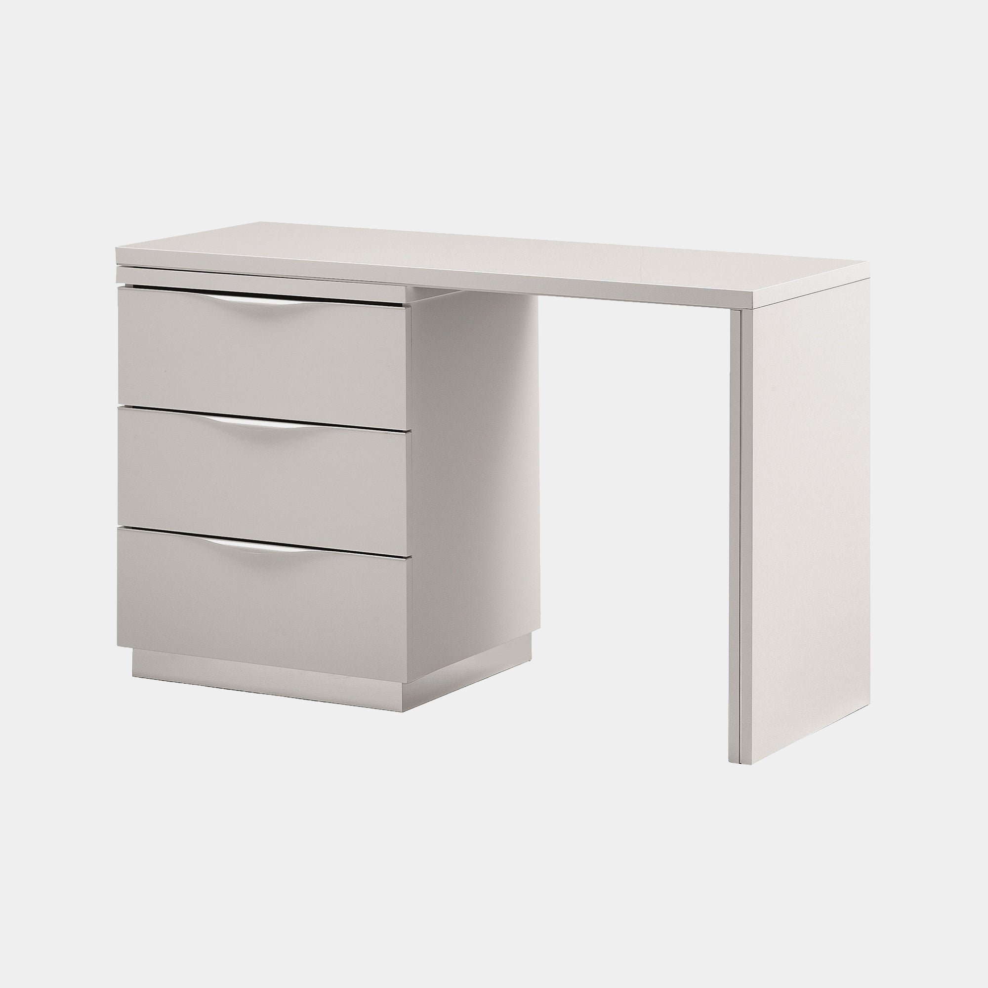 Toilette with 3 Drawers White (Part Assembled)