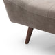 Click Clack Sofa Bed In Fabric Natural With Dark Legs