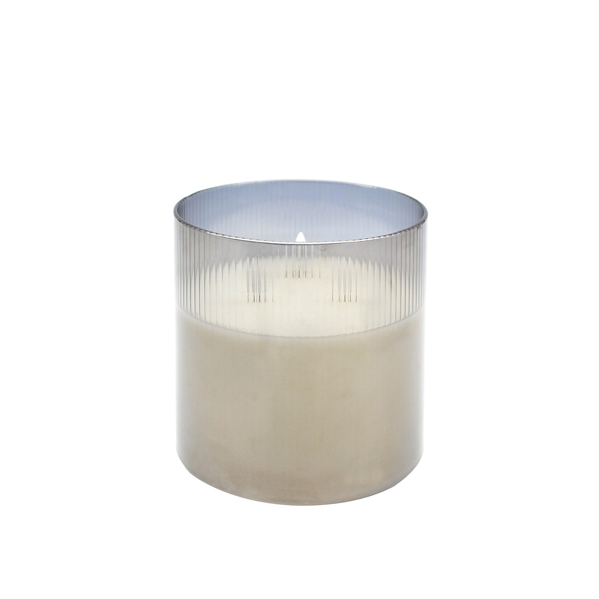 LED Candle Multi Wick Grey