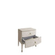 2 Drawer Bedside Chest - Stone Finish