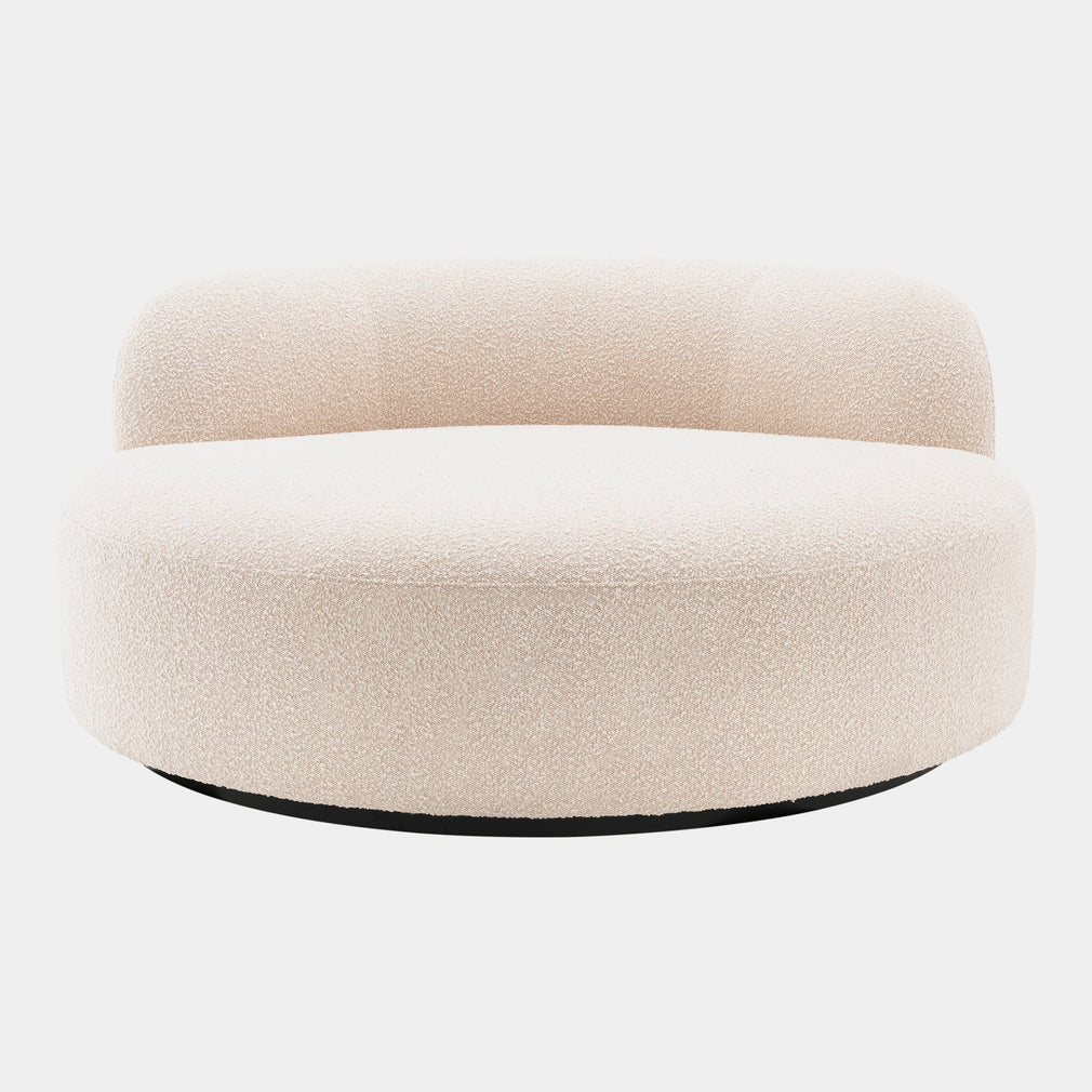 Eichholtz Bjorn - Round Sofa In Boucle Cream