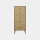 Lausanne Oak - 5 Drawer Tall Chest