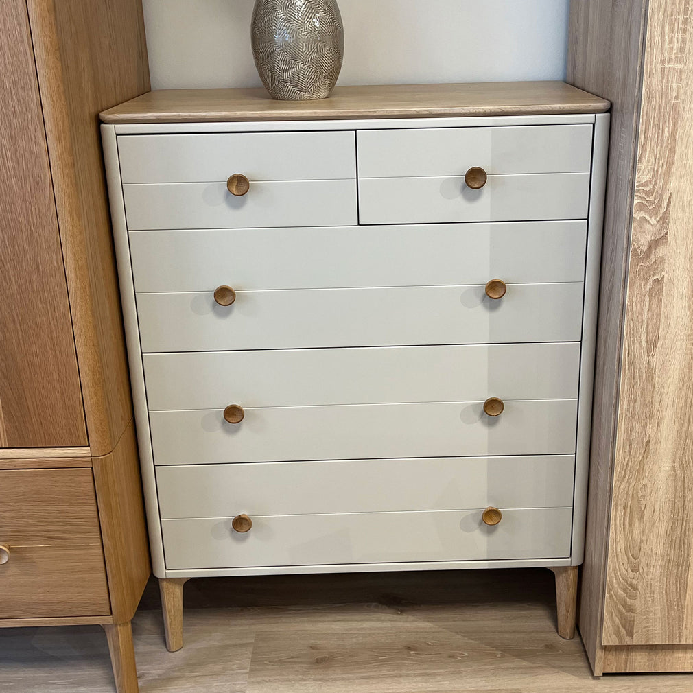 Lausanne Painted Medium 5 Drawer Chest
