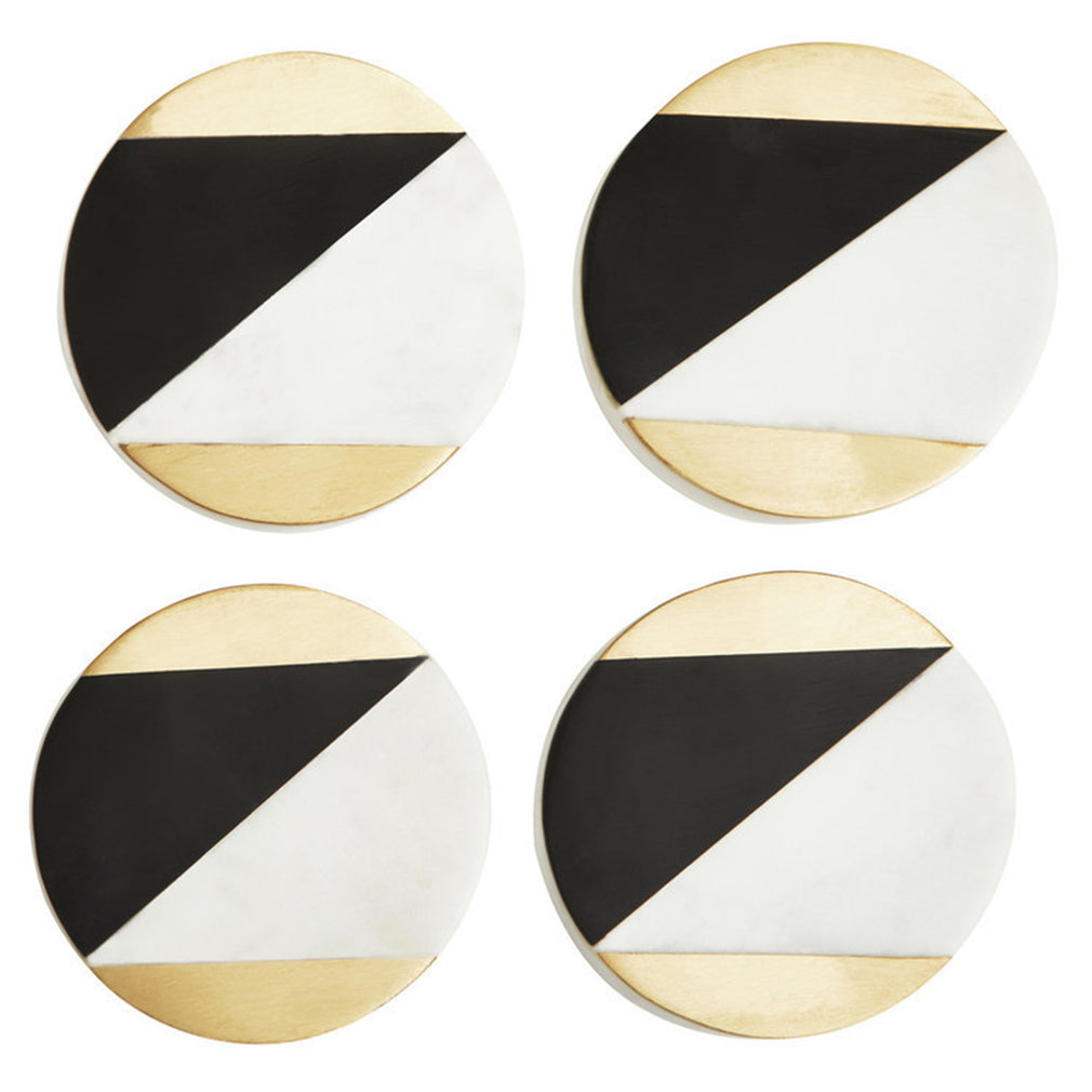 Omari Marble Coasters - Set of 4