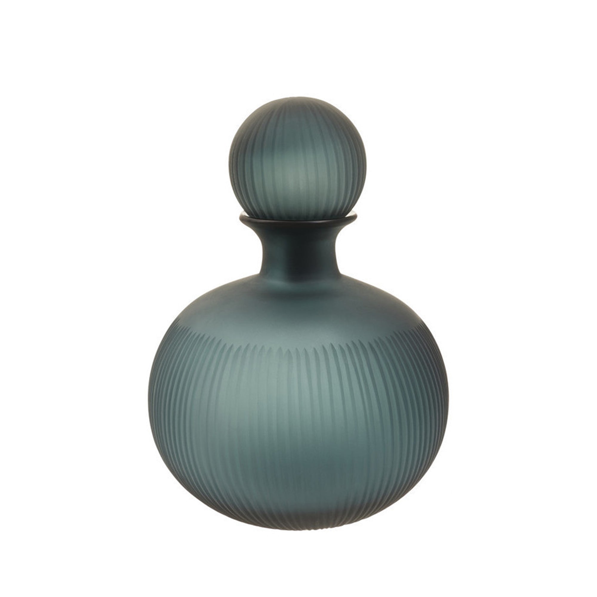 Hira Blue Round Bottle Vase