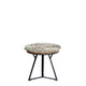 Largo - Round Lamp Table Reclaimed Bamboo Top