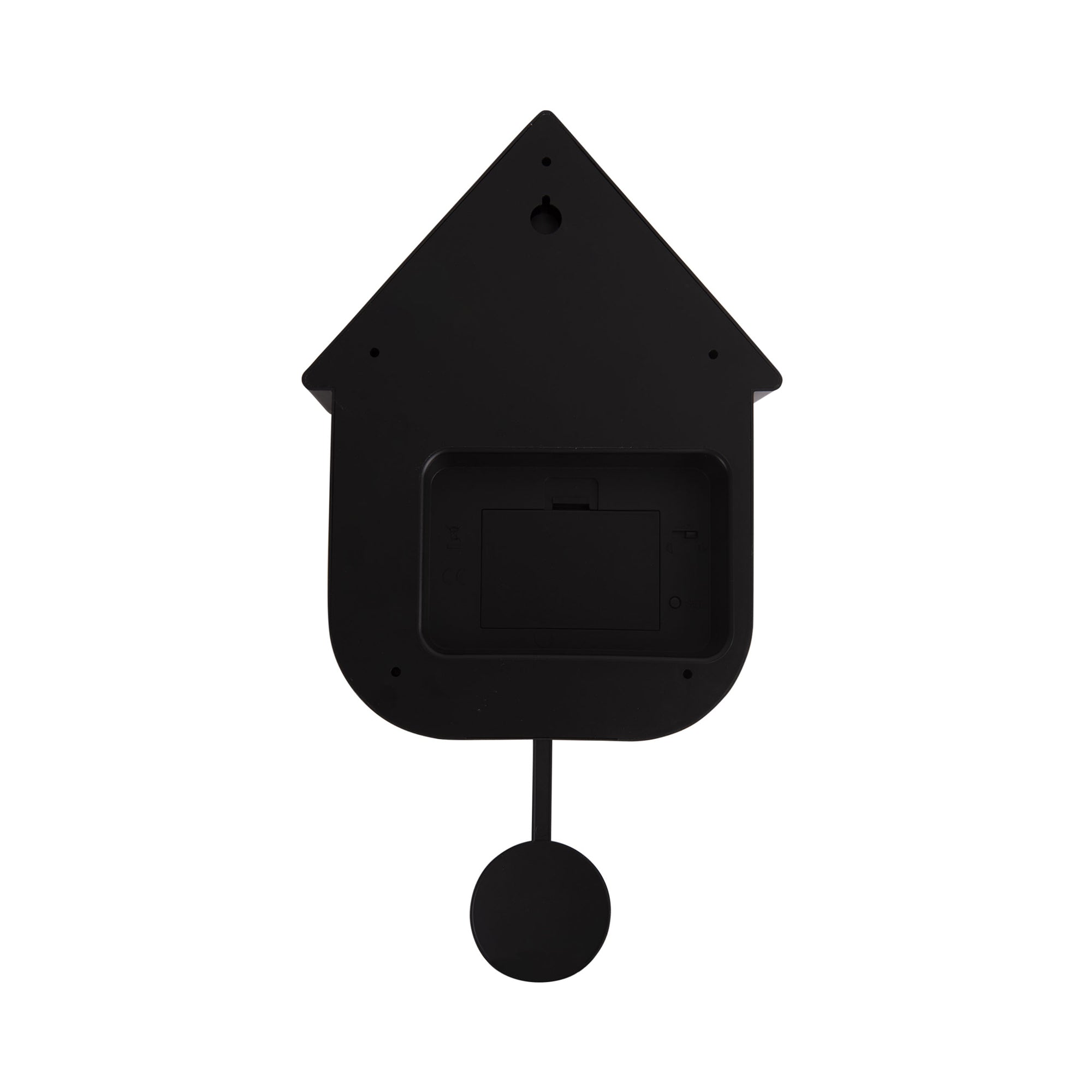 Modern Cuckoo - Wall Clock Black