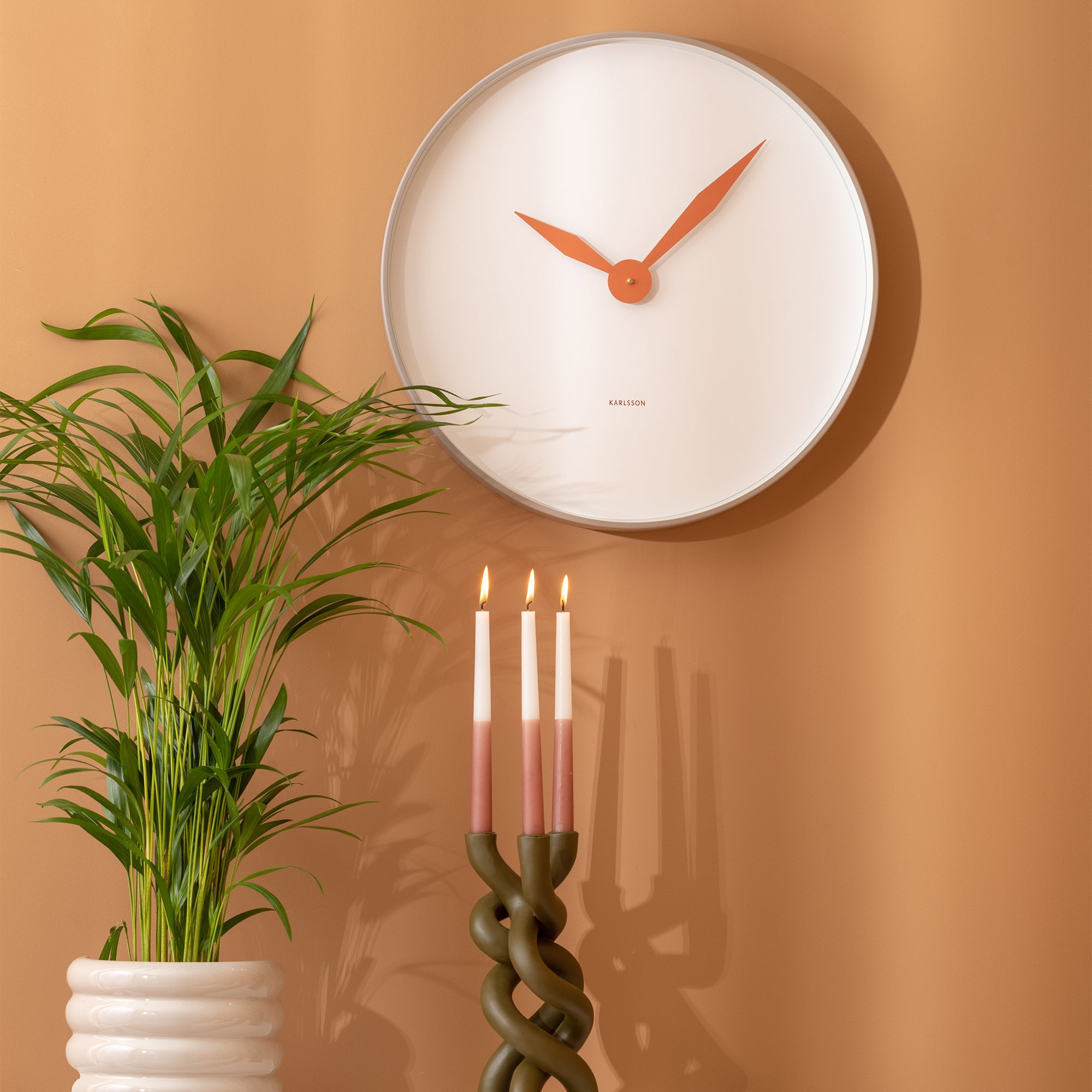 Albatross - Wall Clock Grey