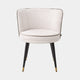 Swivel Dining Chair - Lyssa Off White/Greige Velvet Piping