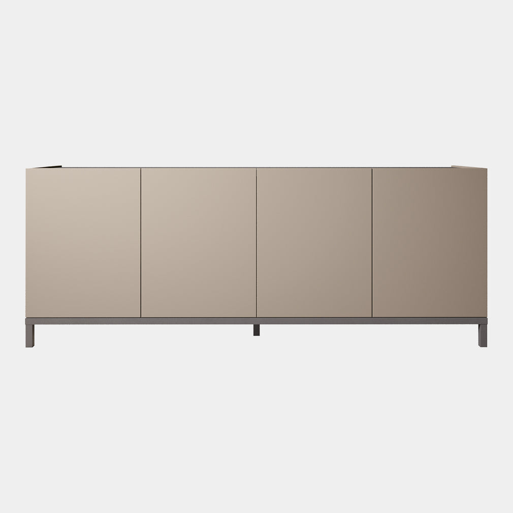 4 Door Buffet Sideboard In Taupe