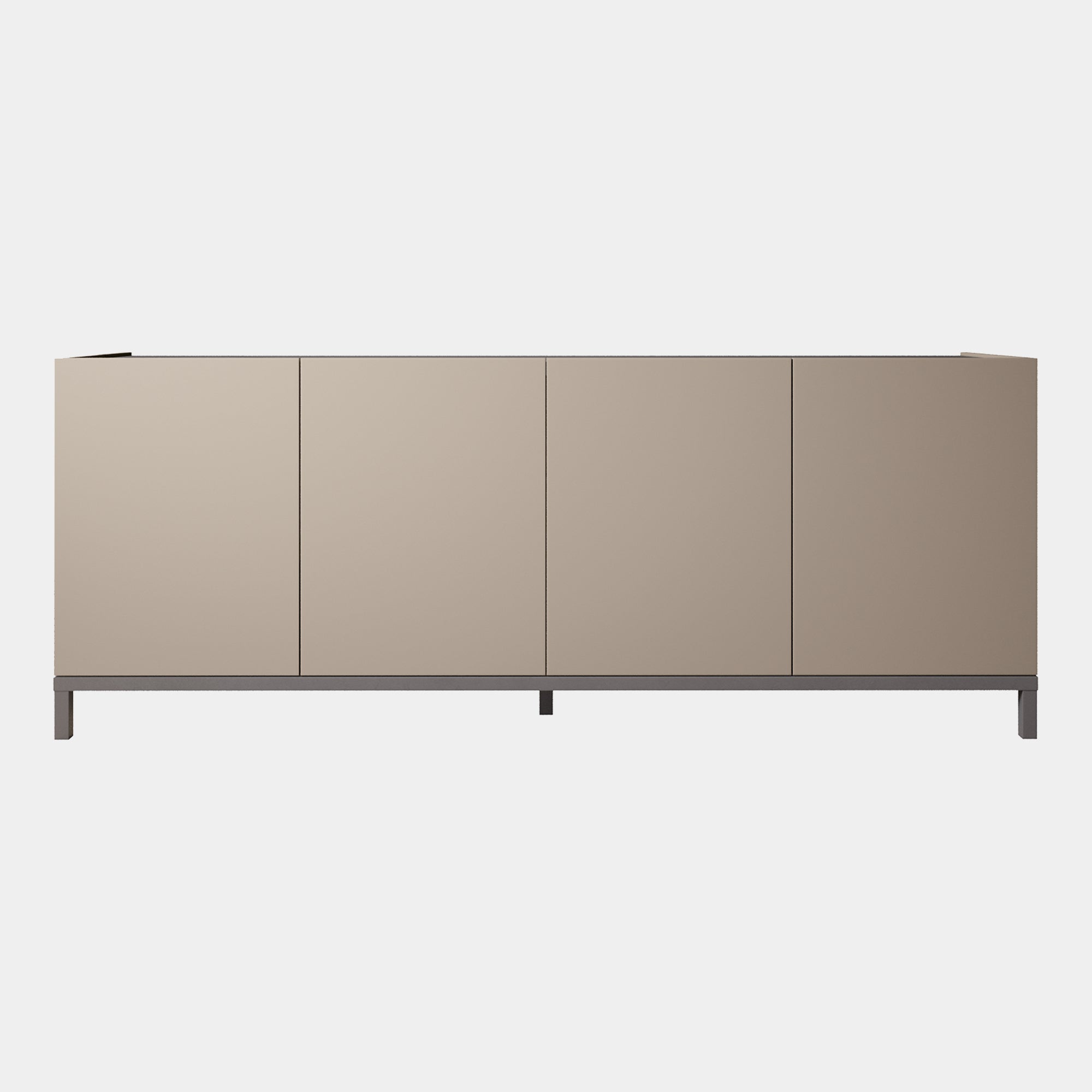 4 Door Buffet Sideboard In Taupe