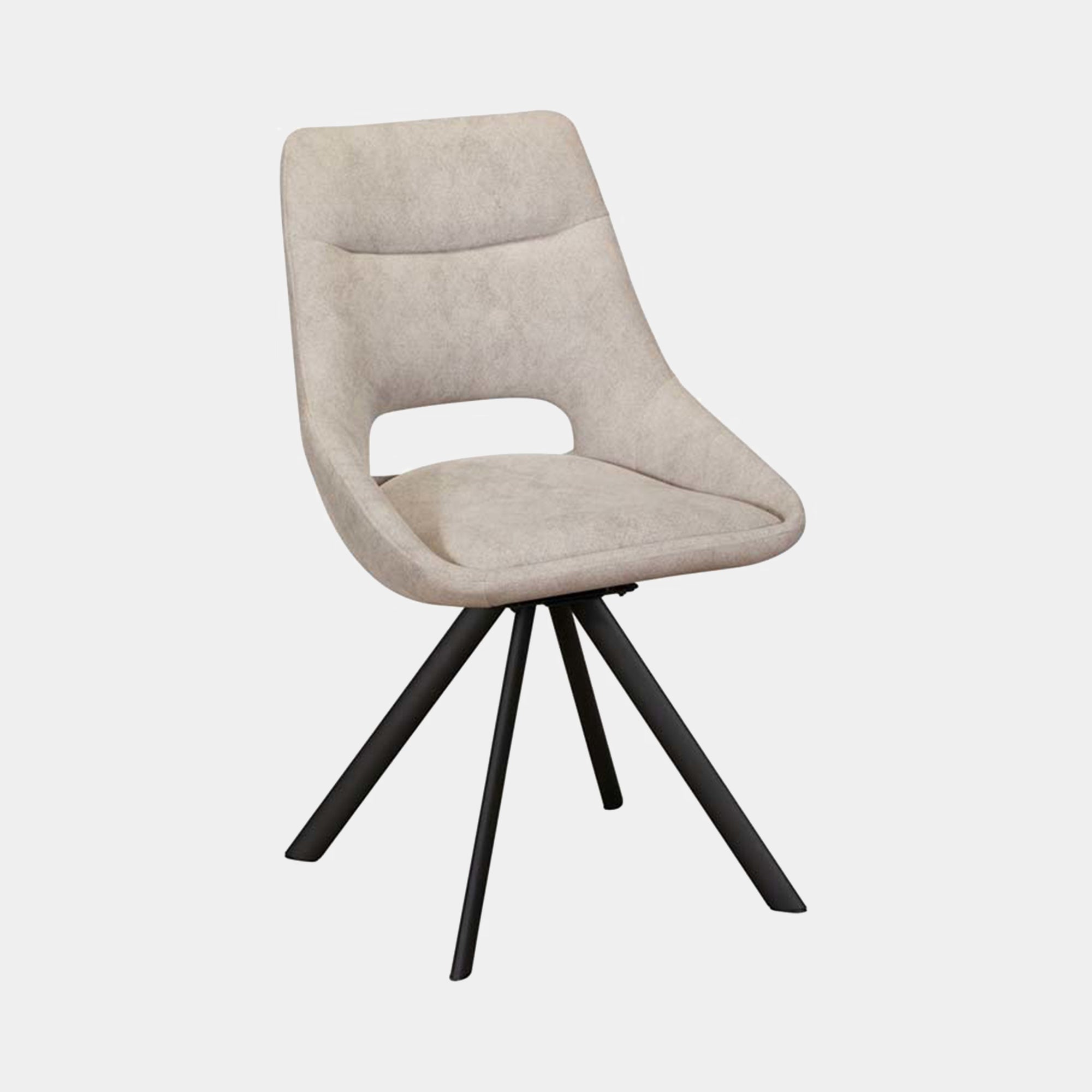 Murphy - Dining Chair In Light Grey Fabric