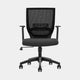 Gas Lift Office Chair Black Mesh Back/Black Seat (Assembly Required)