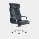 High Back Gas Lift Office Chair In Black PU (Assembly Required)