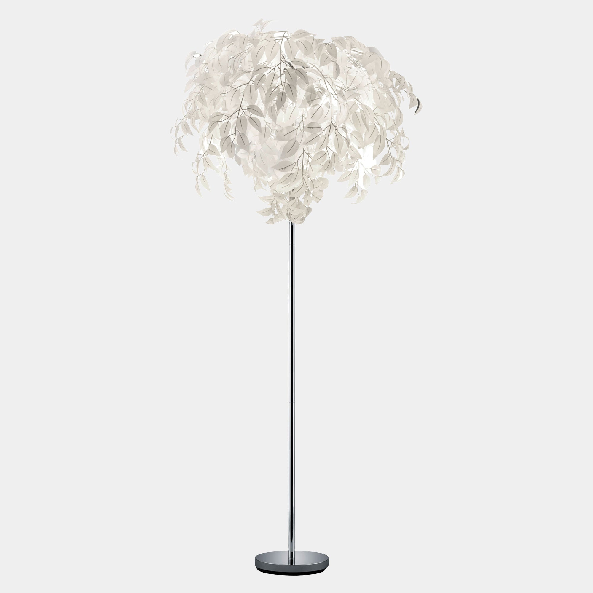 Treely Leaf Floor Lamp White