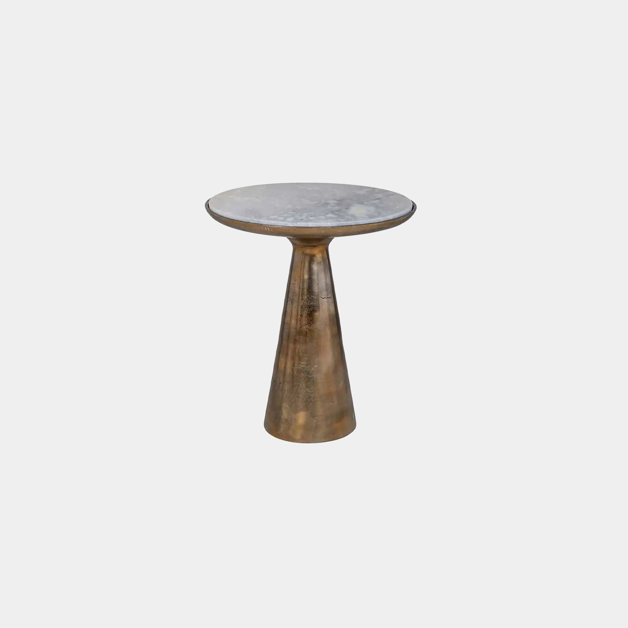 Anderson - 46Øcm Low Side Table In Brushed Gold