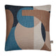 Mid Century Geo - Blue Medium Cushion