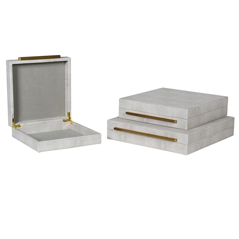 Shagreen Boxes - Set of 3