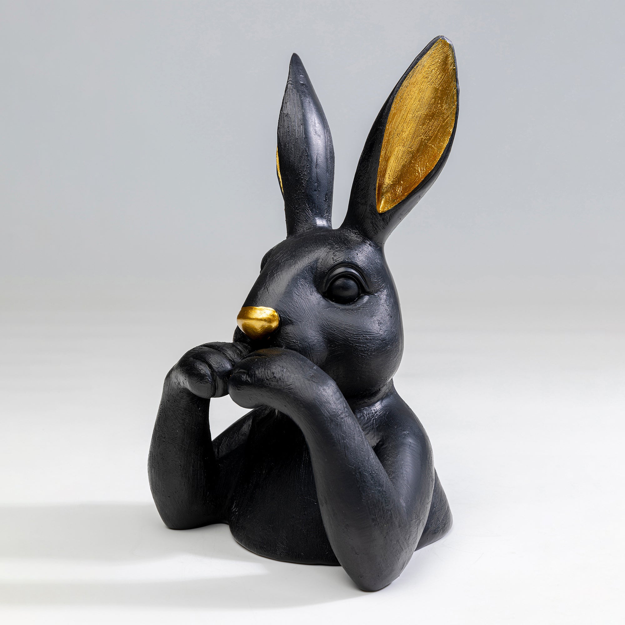 Sweet Rabbit Sculpture - Black