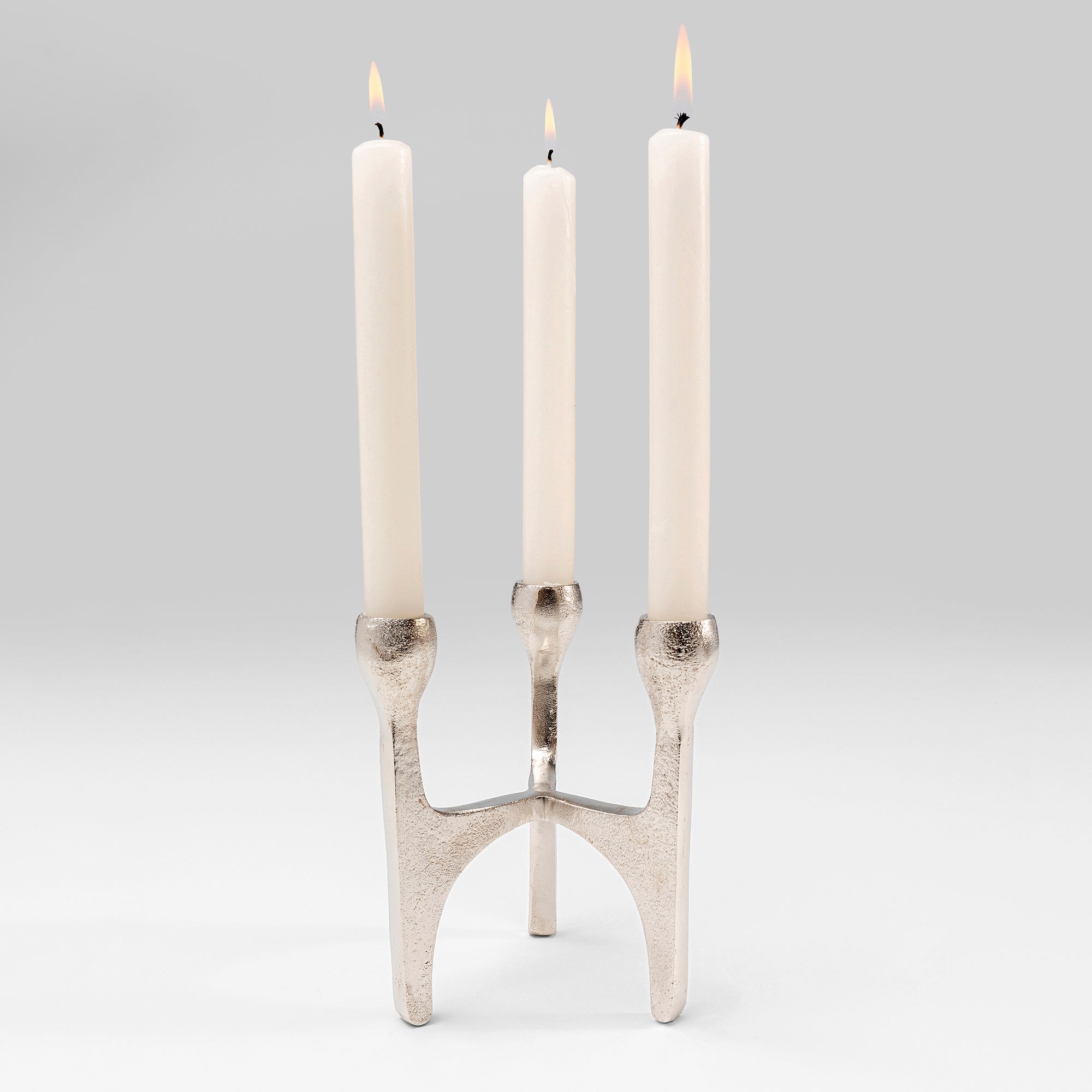 Stacky Candle Holder Silver