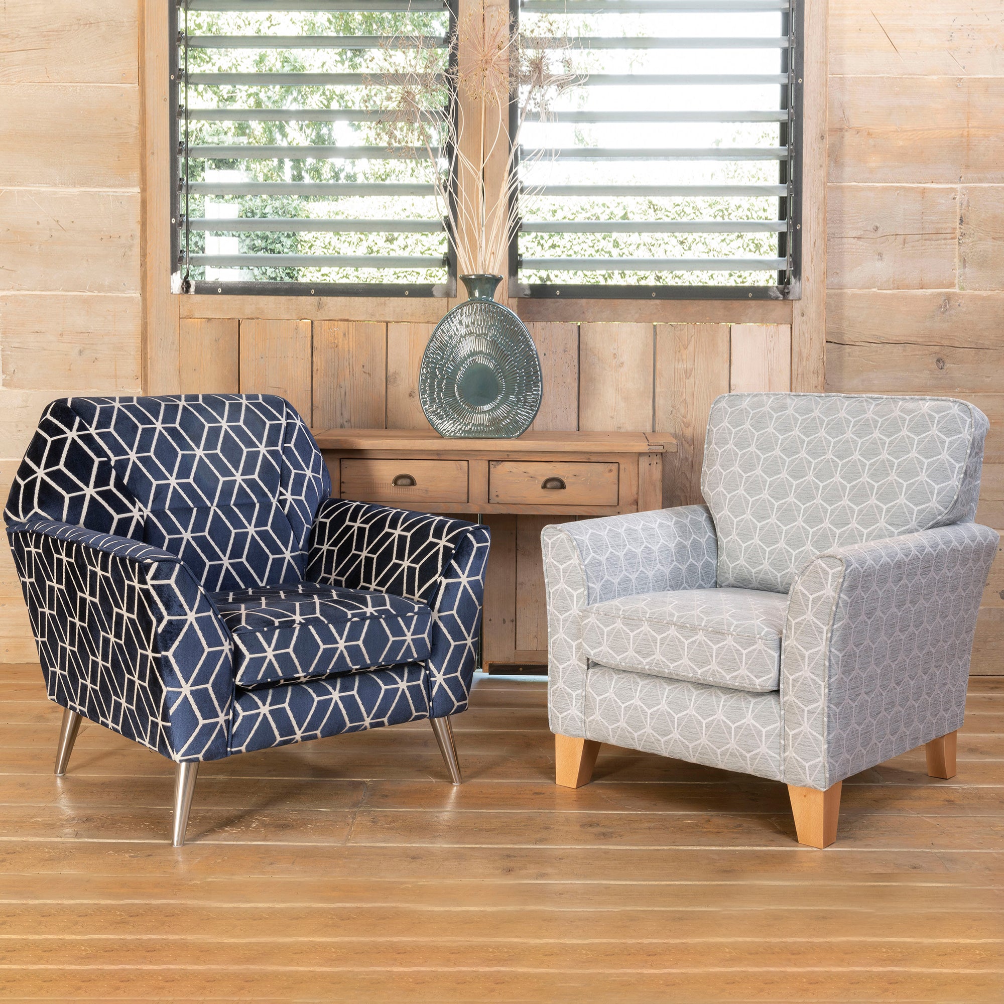 Mabel - Accent Chair In Fabric Grade E