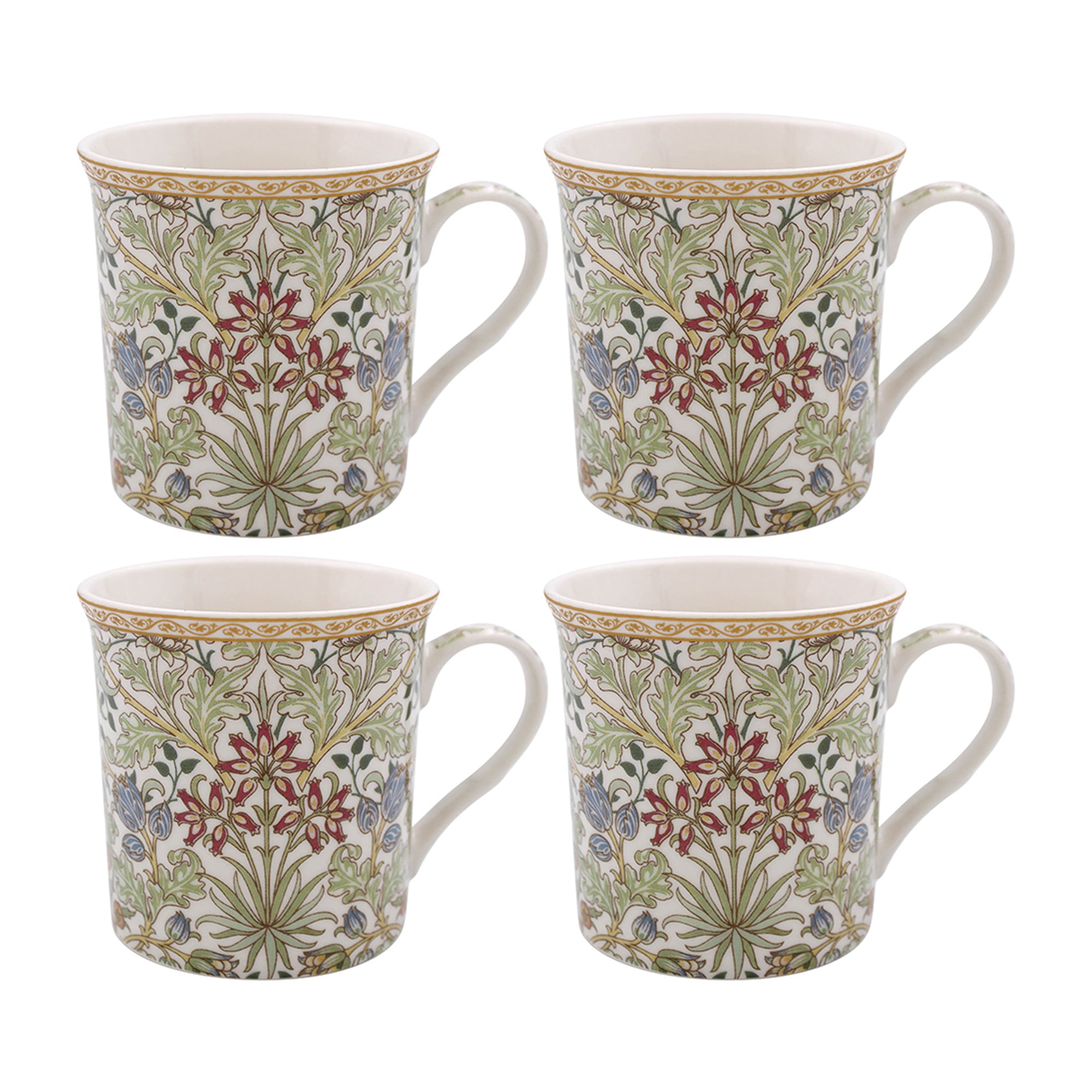 Hyacinth Breakfast Mug - Set of 4