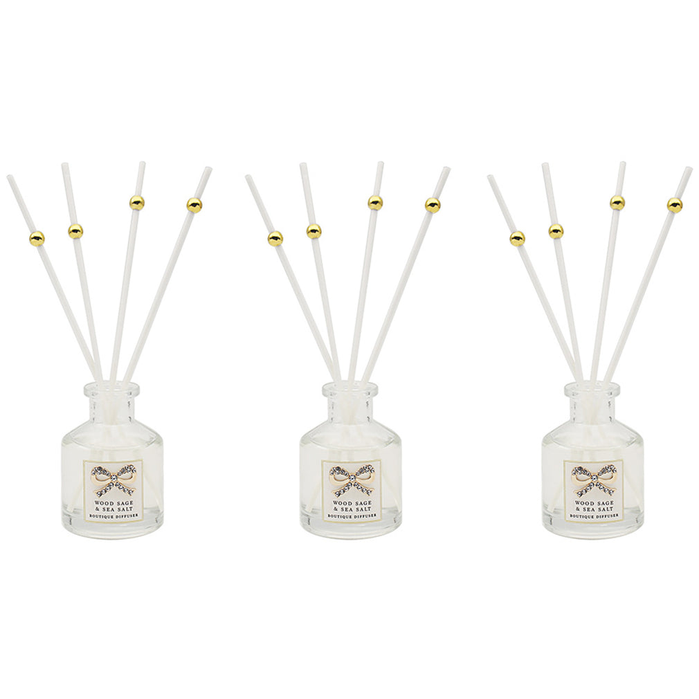 Wood Sage & Sea Salt Diffuser - Set of 3