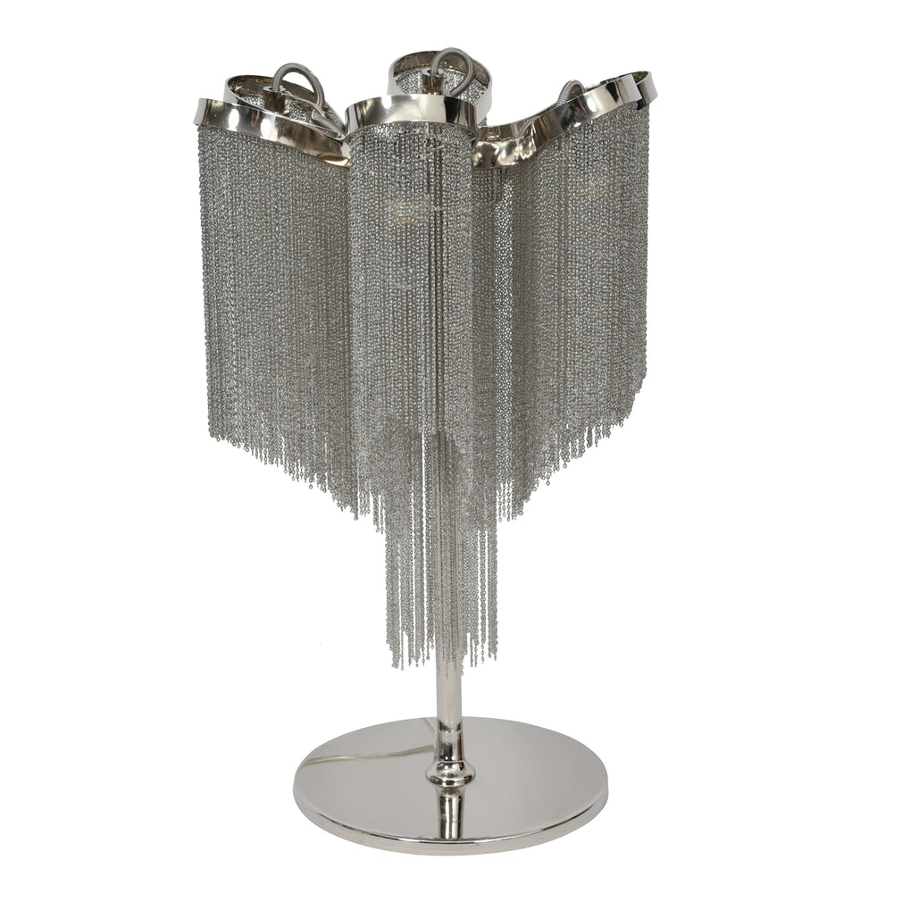 Roxy Chain Table Lamp Silver