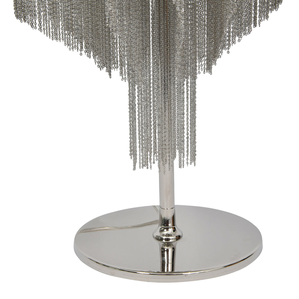 Roxy Chain Table Lamp Silver