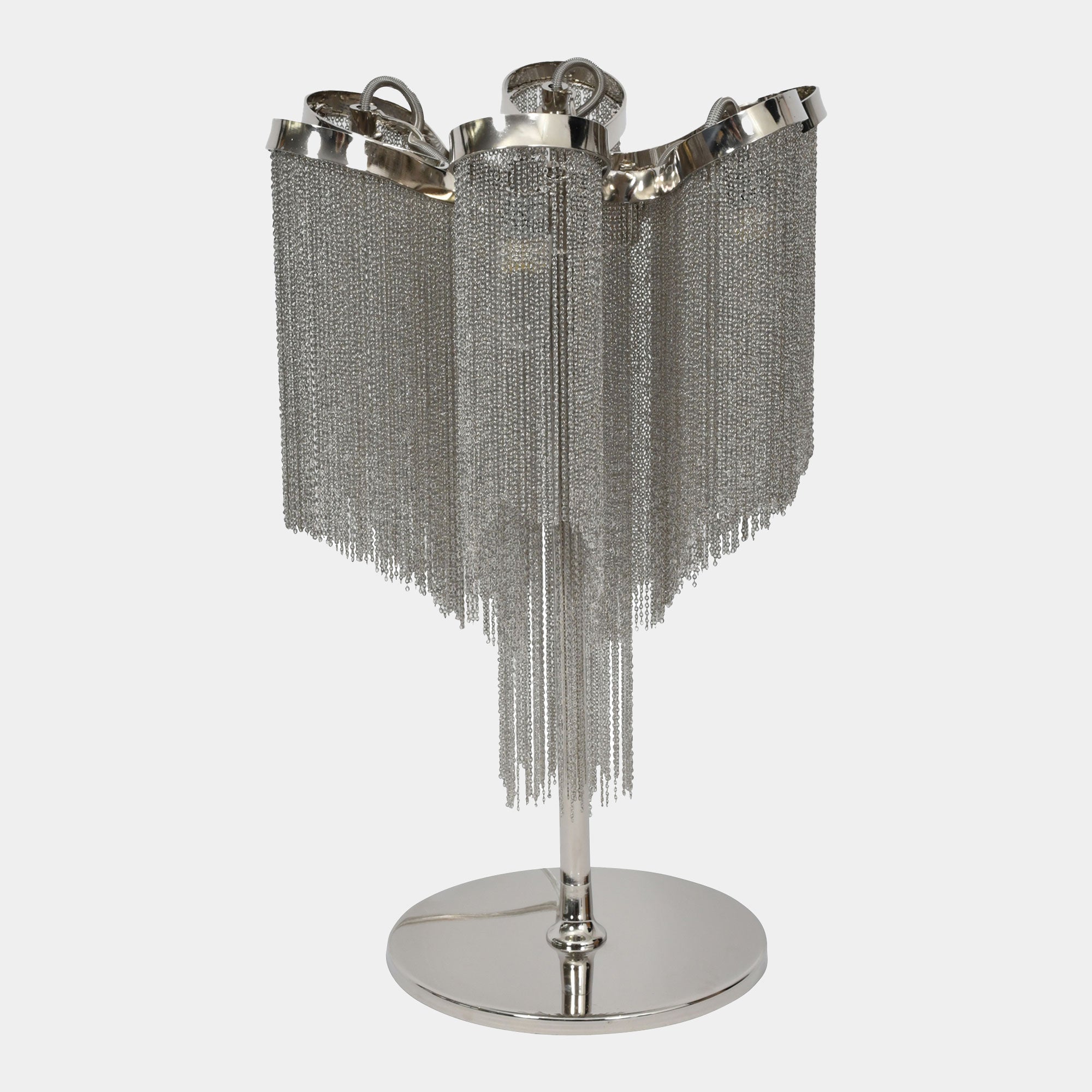 Roxy Chain Table Lamp Silver